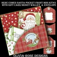 Here Comes Santa Pocket Front Mini Kit#3