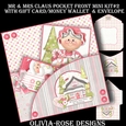 Mr & Mrs Claus Pocket Front Mini Kit#2