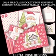 Mr & Mrs Claus Pocket Front Mini Kit#3