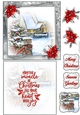 Merry Little Christmas 2 NO TEXT** 6X6 Topper Sheet #1