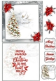 Merry Little Christmas 2 NO TEXT** 6X6 Topper Sheet #4