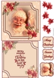 Merry Santa 6X6 Topper Sheet #4