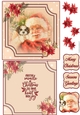 Merry Santa 2 6X6 Topper Sheet #4