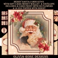 Merry Santa 2 Mini Kit #3 AN NO FLOWERS & A 6X6 TOPPER INSERT**