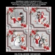Snowman Family Bumper Kit #1 AN NO FLOWERS & A 6X6 TOPPER INSERT**