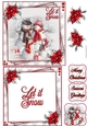 Snowman Family 2 6X6 Topper Sheet #1
