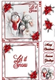 Snowman Family 2 6X6 Topper Sheet #3
