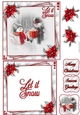 Snowman Family 2 6X6 Topper Sheet #4