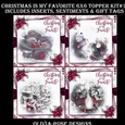 Christmas Is My Favorite 6X6 Topper Kit #1 