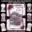 Christmas Is My Favorite 5X7 Mini Kit #4       ,   