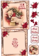 Dogs Christmas 6X6 Topper Sheet #4