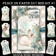 Peace On Earth  5X7 Mini Kit #1       ,   
