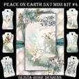 Peace On Earth  5X7 Mini Kit #4       ,   