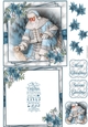 Blue Christmas 6X6 Topper Sheet #1