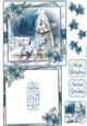 Blue Christmas 6X6 Topper Sheet #2
