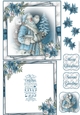 Blue Christmas 6X6 Topper Sheet #4