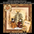 Vintage Snowman Mini Kit #1
