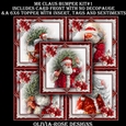Mr Claus Bumper Kit #1 **   WITH JUST THE IMAGE &   7X7