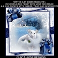 Winter Cat White Mini Kit #4 