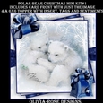 Polar Bear Christmas Mini Kit #1