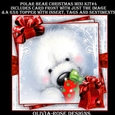 Polar Bear Christmas 2 Mini Kit #4   