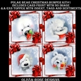 Polar Bear Christmas 2 Bumper Kit #1   
