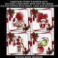 Christmas Teddy 2 Bumper Kit #1   
