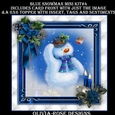 Blue Snowman Mini Kit #4  