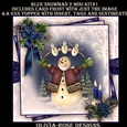 Blue Snowman 2 Mini Kit #1   