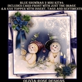 Blue Snowman 2 Mini Kit #4   