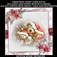 Christmas Teddy 3 Mini Kit #2   