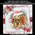Christmas Teddy 3 Mini Kit #3   