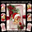 Christmas Teddy 5X7 Mini Kit #4  