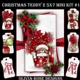 Christmas Teddy 2 5X7 Mini Kit #1  