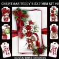 Christmas Teddy 2 5X7 Mini Kit #2  