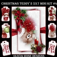 Christmas Teddy 2 5X7 Mini Kit #4  
