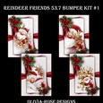Reindeer Friends 5X7 Bumper Kit #1