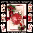 Winter Penguins 5X7 Mini Kit #4