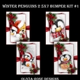 Winter Penguins 2 5X7 Bumper Kit #1