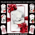 Polar Bear Christmas 2 5X7 Mini Kit #1