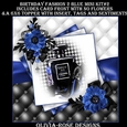 Birthday Fashion 2 Blue Mini Kit #2