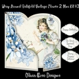 Wrap Around Gatefold Vintage Flowers 2 Mini Kit #3