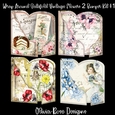 Wrap Around Gatefold Vintage Flowers 2 Bumper Kit #1