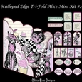 Scalloped Tri-Fold Alice Mini Kit #2