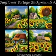 Sunflower Cottage Backgrounds #2