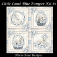 Little Lamb Blue Bumper Kit #1