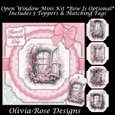 Open Window Mini Kit *Bow Is Optional* Includes 5 Toppers & Matching Tags
