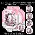 Open Window Fold Back Mini Kit *Bow Is Optional* Includes 5 Toppers & Matching Tags
