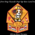 Fire-Dog Tuxedo Pop-Up Card #2