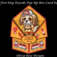 Fire-Dog Tuxedo Pop-Up Card #3